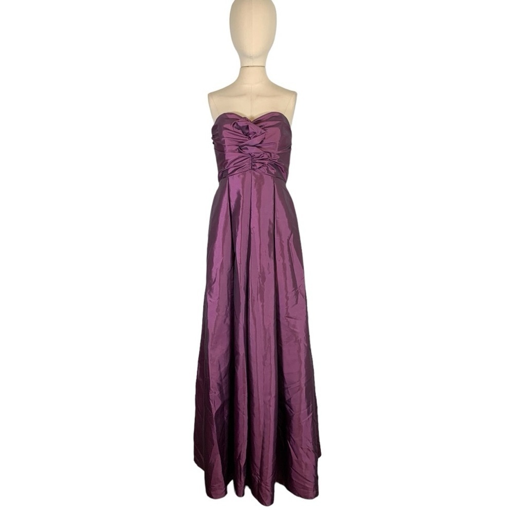 Priscilla of Boston Strapless Formal Evening Maxi Dress Size 8 - Picture 1 of 9
